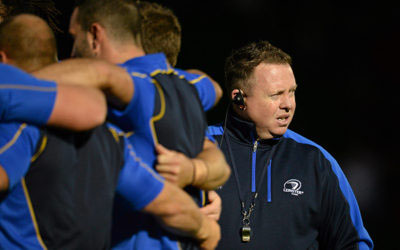 20 September 2013; Leinster head coach Matt O'Connor. Celtic League 2013/14, Round 3, Glasgow Warriors v Leinster. Scotstoun Stadium, Glasgow, Scotland. Picture credit: Stephen McCarthy / SPORTSFILE