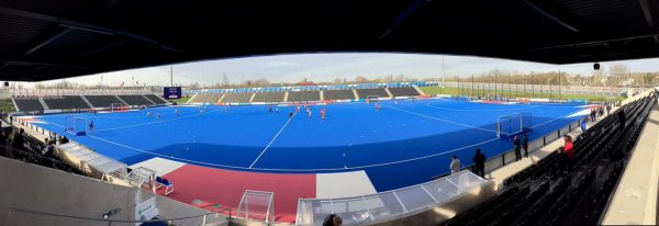 Wide shot-2 Wide shot hockey pitch
