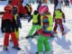 School children on ski slope