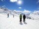 Group of skiiers on mountain