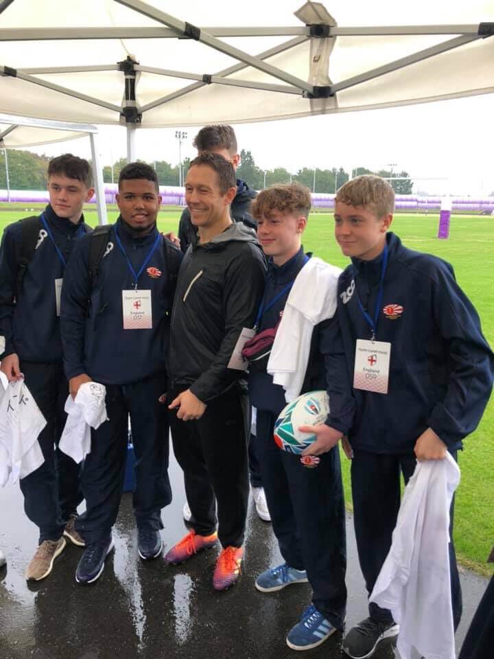 Alnwick with England Rugby